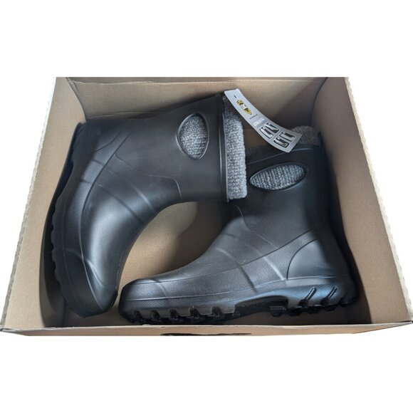 LBC Unisex Garden Ankle Boots EU 39 US 8.5/9 Black EVA Ultralight Removable Sock - Picture 4 of 6